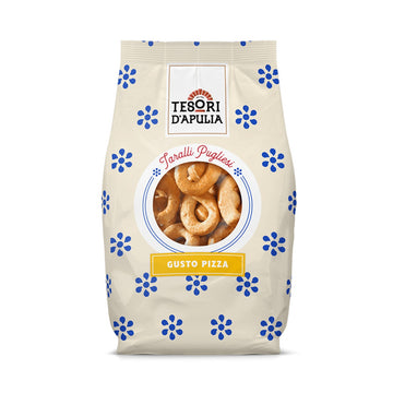 Italian snack with pizza flavor Taralli Gusto Pizza, 400g